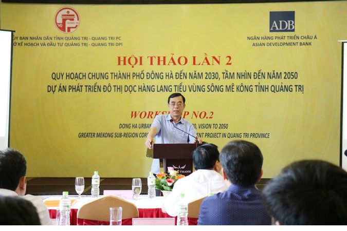 Chủ tịch UBND tỉnh Quảng Trị Nguyễn Đức Chính cho rằng quy hoạch chung cần phải bám sát dự báo phát triển của thành phố Đông Hà trong tương lai.