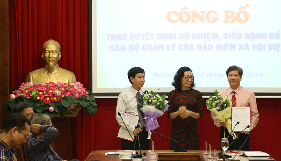 BHXH Việt Nam điều động, bổ nhiệm nhiều nhân sự mới
