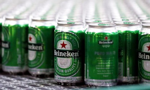 Heineken hiện chỉ chiếm 0,5% thị phần bia tại Trung Quốc. Ảnh: Reuters.