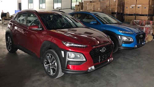 Hyundai Kona xuất hiện tại Việt Nam hồi tháng 7. 