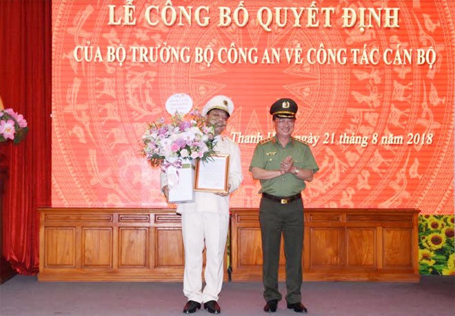 Điều động Thiếu tướng Nguyễn Hải Trung giữ chức vụ Giám đốc Công an tỉnh Thanh Hóa