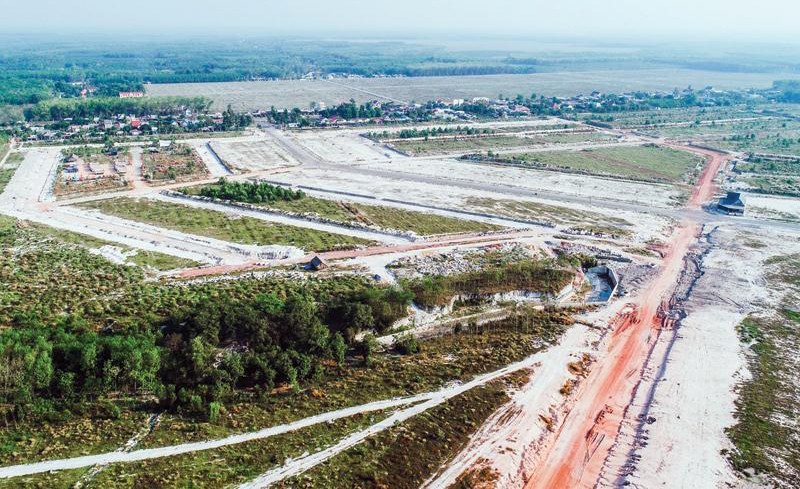 Phần lớn diện tích đất quy hoạch Dự án Liên hợp khu công nghiệp - đô thị Becamex - Bình Phước chưa giải phóng xong mặt bằng.