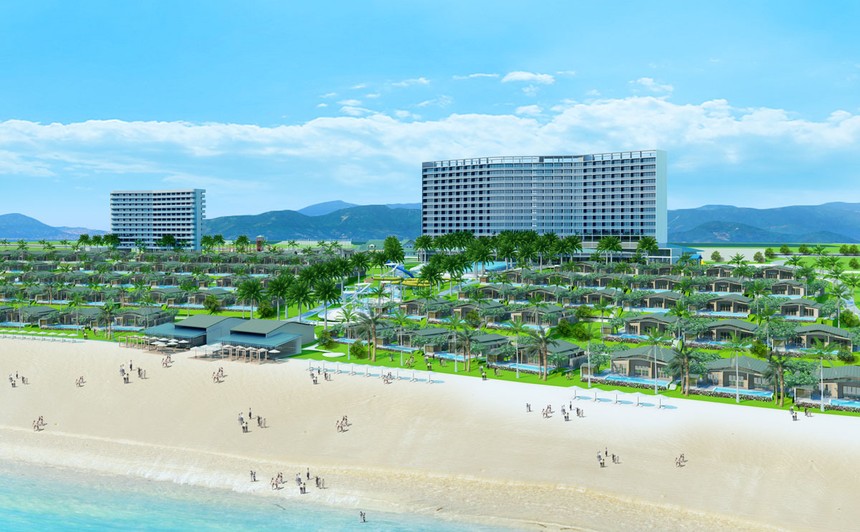 Chạy dọc theo đại lộ Nguyễn Tất Thành,Phố Resort tại Bãi Dài hứa hẹn sẽ trở thành Thiên đường nghỉ dưỡng bậc nhất Việt Nam