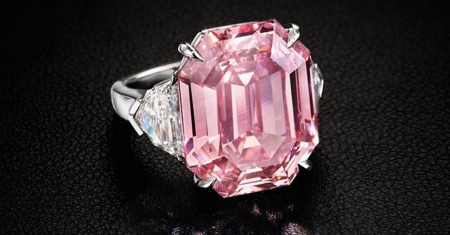 Viên kim cương 18,95 carat màu hồng lấp lánh có tên The Pink Legacy. (Nguồn: Christie's Images LTD. 2018).