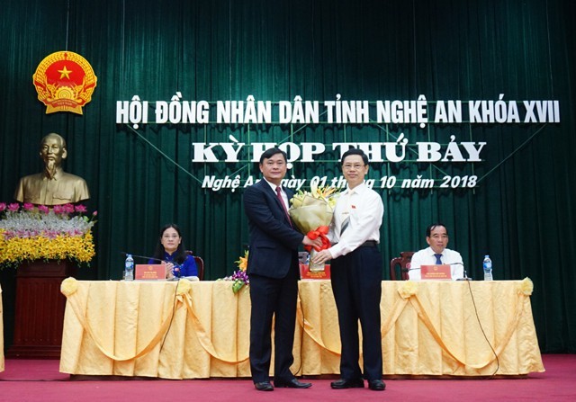 Thủ tướng Chính phủ phê chuẩn kết quả bầu cử bổ sung, miễn nhiệm chức vụ Chủ tịch UBND tỉnh Nghệ An nhiệm kỳ 2016-2021.