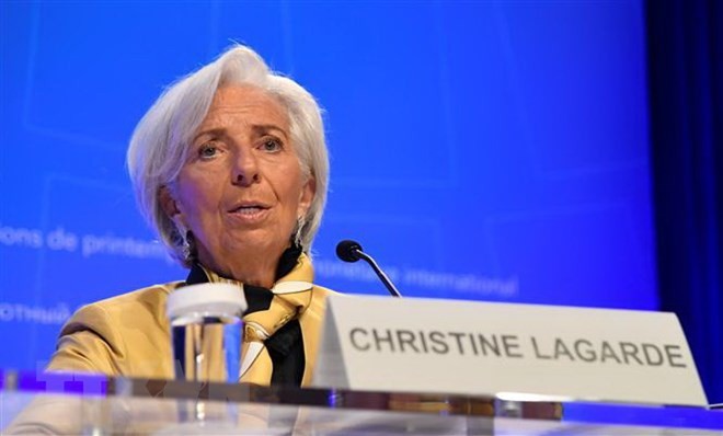 Tổng Giám đốc Quỹ Tiền tệ quốc tế (IMF) Christine Lagarde. (Nguồn: THX/TTXVN).