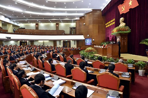 Hội nghị Trung ương 8, khoá XII diễn ra tại Hà Nội từ ngày 2 đến 6/10 đã thống nhất cao ban hành quy định về trách nhiệm nêu gương. Ảnh: Nhật Bắc/VGP.