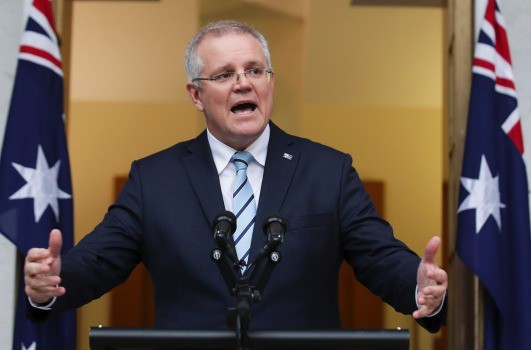 Thủ tướng Australia Scott Morrison (Ảnh: AFP).