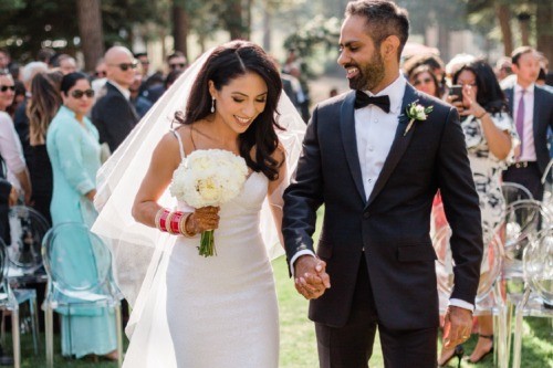 Ramit Sethi và vợ Cassandra trong ngày cưới. Ảnh: Ramit Sethi