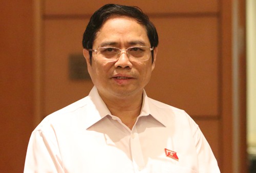 Trưởng ban Tổ chức Trung ương Phạm Minh Chính. Ảnh: Võ Hải.