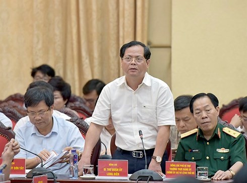 Ông Đỗ Mạnh Hải - Bí thư quận Long Biên nhiều lần nói về bộ máy hành chính cồng kềnh hiện nay.