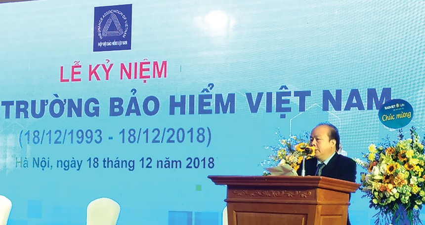 Thứ trưởng Bộ Tài chính Huỳnh Quang Hải phát biểu tại buổi lễ.