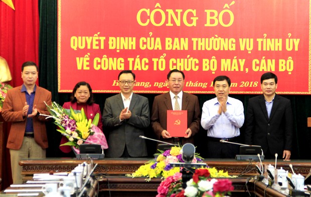Hà Giang sáp nhập Văn phòng các ban đảng về Văn phòng Tỉnh ủy