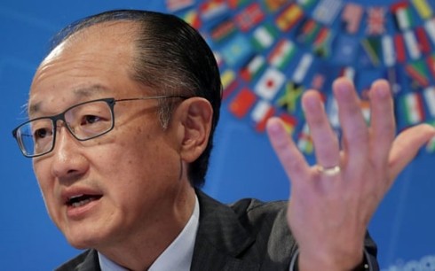 Chủ tịch Ngân hàng thế giới Jim Yong Kim ngày 7/1 đã bất ngờ từ chức (Ảnh: Getty Image).