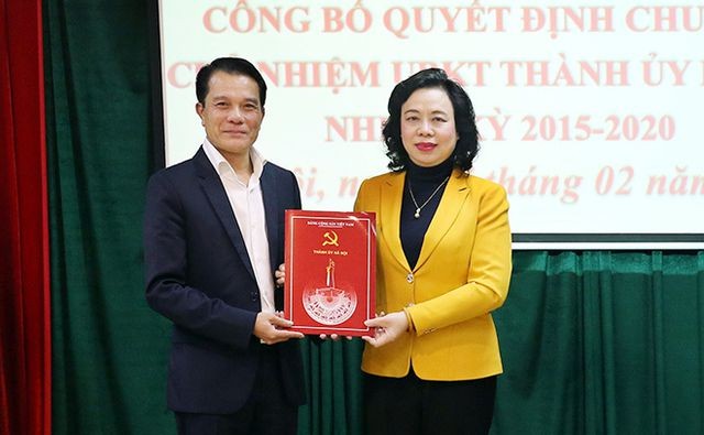 Ông Hoàng Trọng Quyết chính thức làm Chủ nhiệm Ủy ban Kiểm tra Thành ủy Hà Nội. (Ảnh: HNM).
