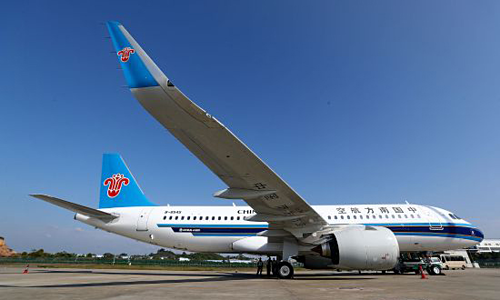 Máy bay A320neo của một hãng hàng không Trung Quốc. Ảnh: FlightGlobal.