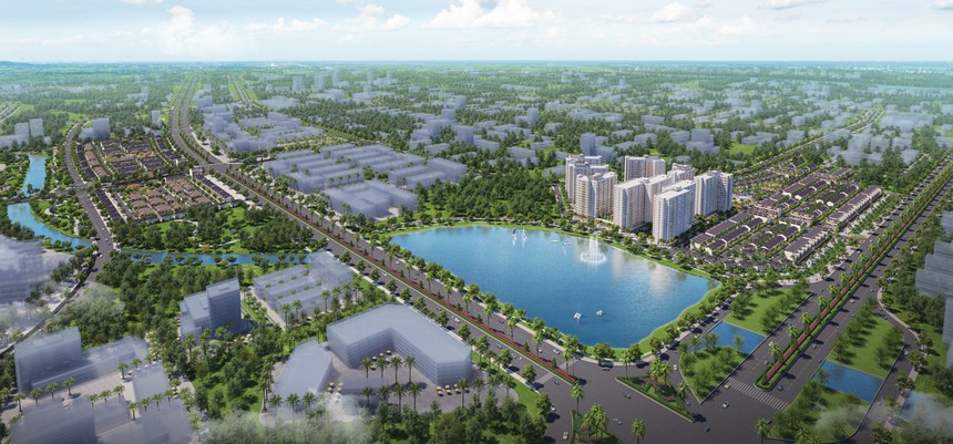 Quy hoạch tổng thể dự kiến của Khu đô thị Nam Long Hải Phòng.