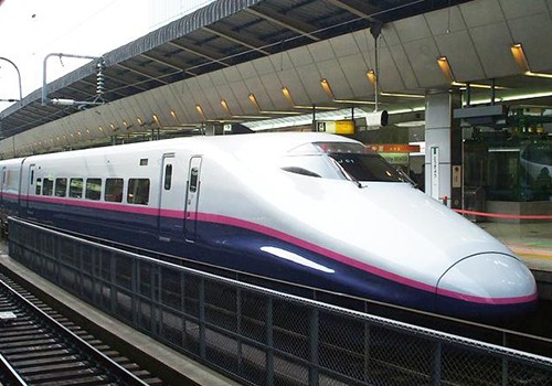 Tàu cao tốc ở Nhật Bản. Ảnh: Japan Railway.