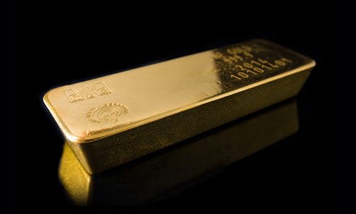 Một thỏi vàng nặng khoảng 12,5 kg. Ảnh: strategicgold.
