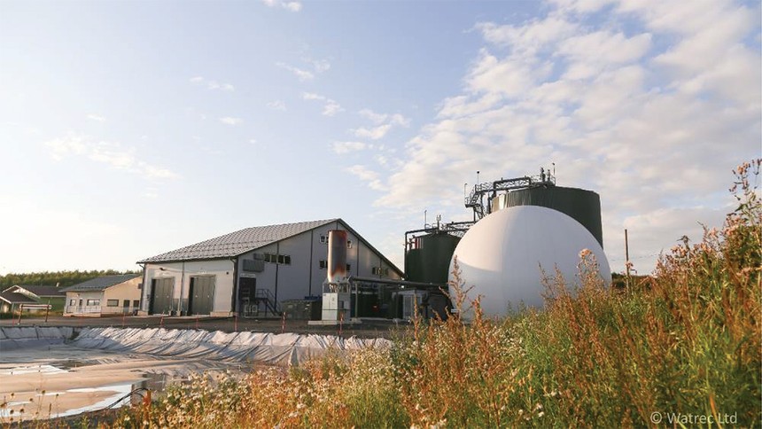 Một nhà máy biogas của Watrec (Nguồn: Watrec).