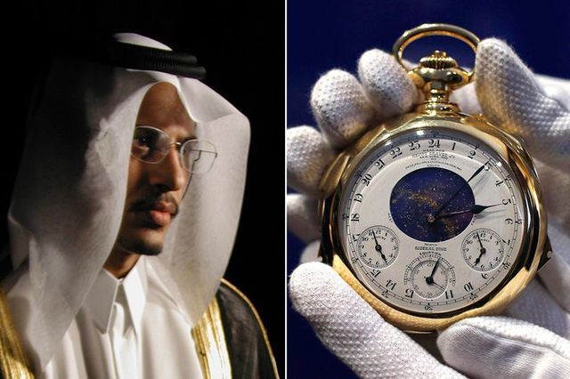 Sheikh Saud Bin Mohammed Al-Thani đã qua đời hai ngày trước khi chiếc đồng hồ được bán. Nguồn: Mirror.