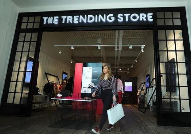 Cửa hàng thời trang The Trending Store ở trung tâm mua sắm Westfield London sử dụng AI để nắm bắt xu hướng thời trang trong thời gian thực. (Nguồn: dailymail.co.uk).