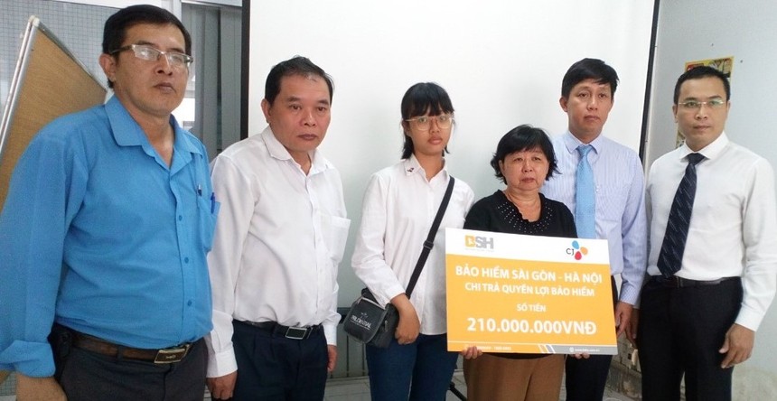 Bảo hiểm BSH chi trả 210 triệu đồng cho cán bộ thuộc Tập đoàn CJ Hàn Quốc