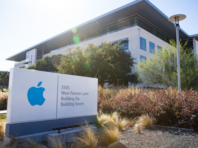 Trụ sở Apple tại Austin, Texas, Mỹ, ngày 13/12/2018. Ảnh: AFP/ TTXVN.