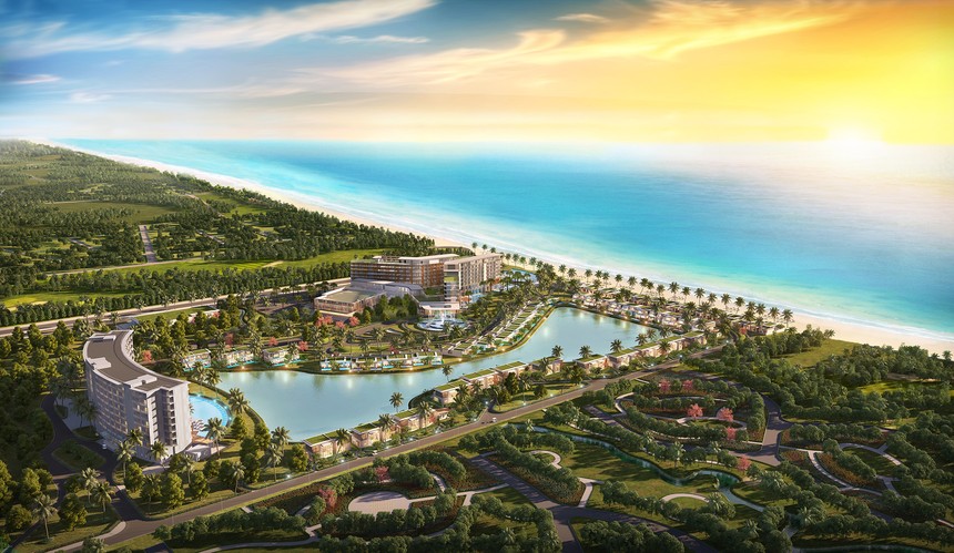 Toàn cảnh dự án Mövenpick Resort Waverly Phú Quốc.