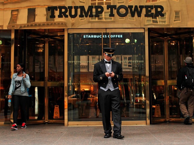 Vụ trộm xảy ra tại Tháp Trump. Reuters.