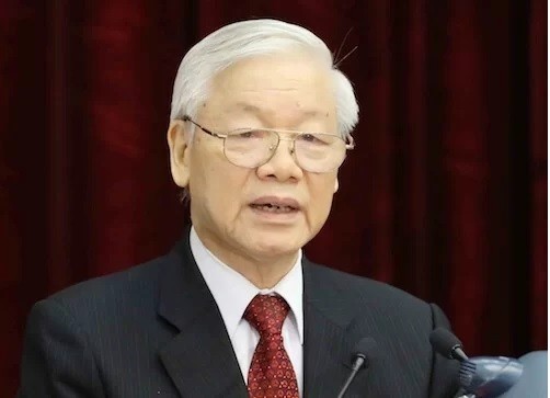 Tổng bí thư, Chủ tịch nước Nguyễn Phú Trọng. Ảnh: TTX.