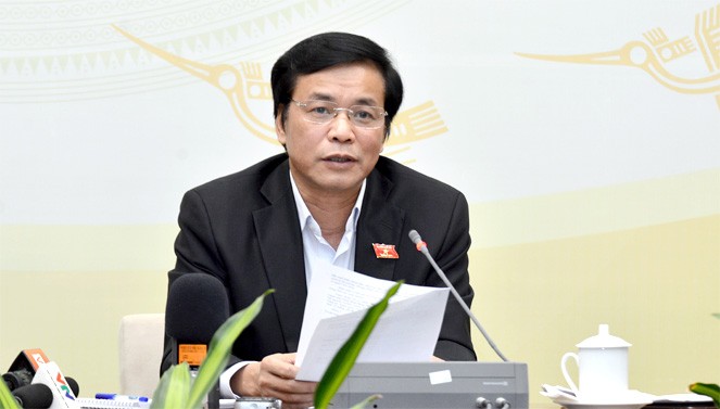 Ủy viên Trung ương Đảng, Tổng thư ký Quốc hội, Chủ nhiệm Văn phòng Quốc hội Nguyễn Hạnh Phúc.