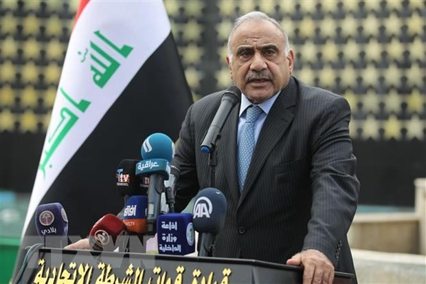 Thủ tướng Iraq Adel Abdel Mahdi tại một sự kiện ở thủ đô Baghdad. (Ảnh: AFP/TTXVN)