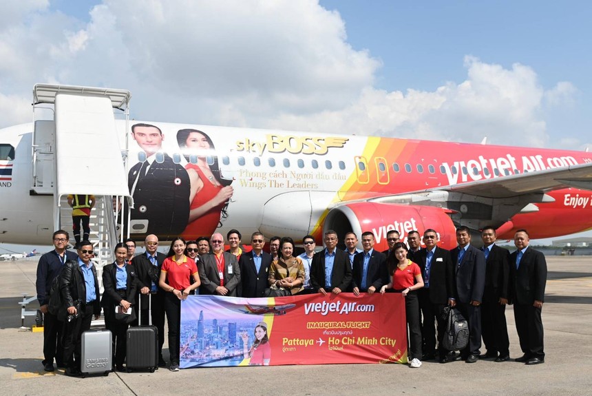 Vietjet khai trương đường bay TP.HCM – Pattaya, tung loạt vé 0 đồng từ nay đến 31/12/2019