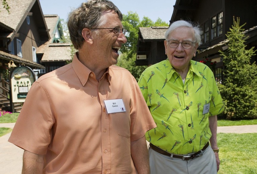 Bill Gates và Warren Buffett.