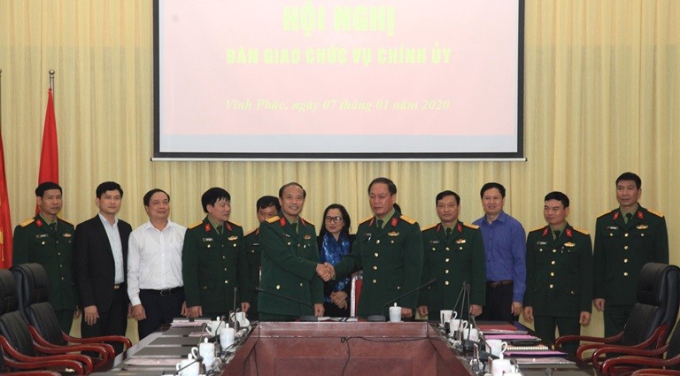 Điều động, bổ nhiệm nhân sự quân đội tỉnh Vĩnh Phúc, Thừa Thiên Huế