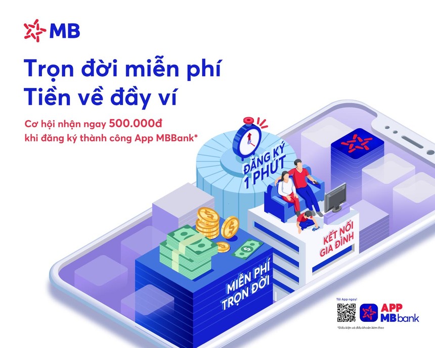 MB ra mắt App MBBank phiên bản mới với tổng giá trị ưu đãi lên đến 2 tỷ đồng