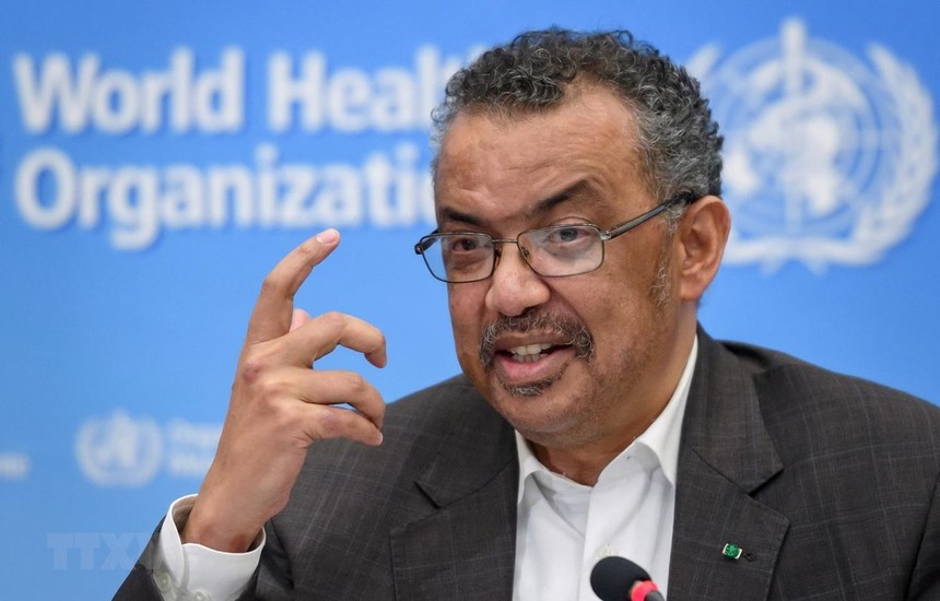 Tổng Giám đốc Tổ chức Y tế Thế giới (WHO) Tedros Adhanom Ghebreyesus. (Ảnh: AFP/TTXVN).