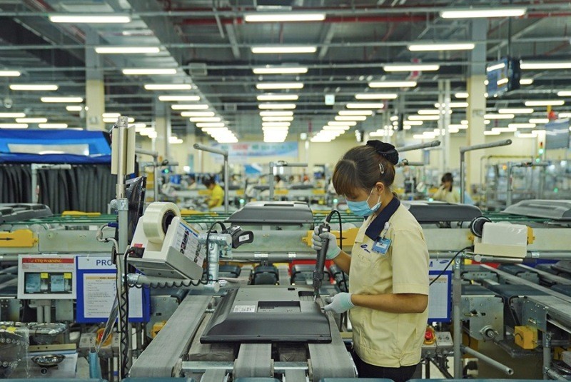 Sản xuất nhóm hàng điện tử tại Việt Nam phụ thuộc nhiều vào nguyên liệu đầu vào từ Hàn Quốc.