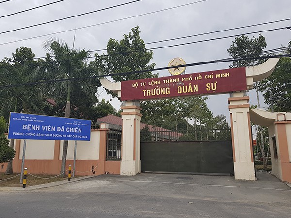 Bệnh viện dã chiến đặt tại huyện Củ Chi có quy mô hơn 300 giường bệnh (ảnh: Trọng Tín).