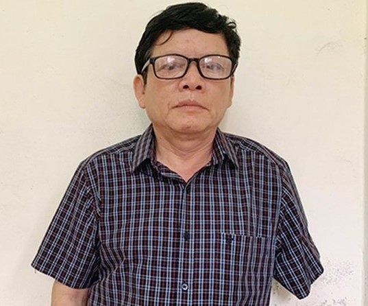 Nguyễn Lê Hải tại cơ quan điều tra.