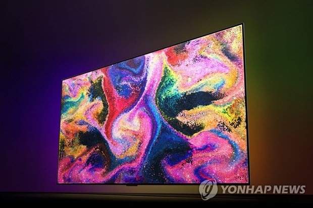 Mẫu tivi LG GX Gallery OLED năm 2020. (Nguồn: Yonhap).