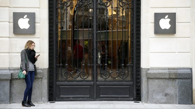 Một cửa hàng Apple ở thủ đô Paris, Pháp. (Nguồn: Getty Images).