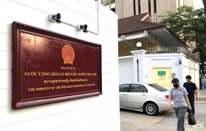 Trụ sở Đại sứ quán Việt Nam tại thủ đô Bangkok của Thái Lan. (Ảnh: Ngọc Quang/TTXVN).