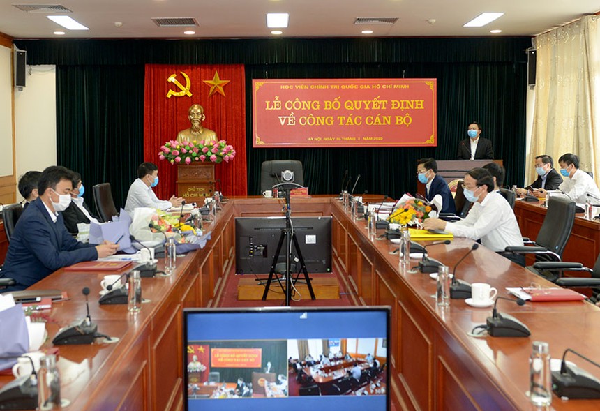 Bổ nhiệm nhân sự Học viện Chính trị quốc gia Hồ Chí Minh