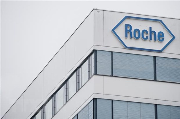 Trụ sở công ty dược phẩm Roche ở Basel, Thụy Sĩ. (Ảnh: AFP/TTXVN).