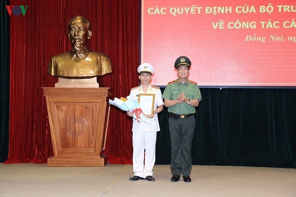 Đại tá Trần Tiến Đạt nhận nhiệm vụ Phó Giám đốc Công an tỉnh Đồng Nai.