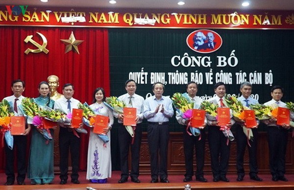 Tỉnh Quảng Bình điều động, bổ nhiệm nhiều vị trí lãnh đạo.