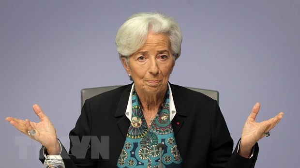 Chủ tịch ECB Christine Lagarde. (Ảnh: AFP/TTXVN).