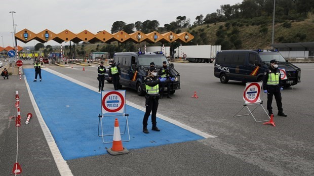 Biên giới giữa Tây Ban Nha và Bồ Đào Nha. (Ảnh: RT)